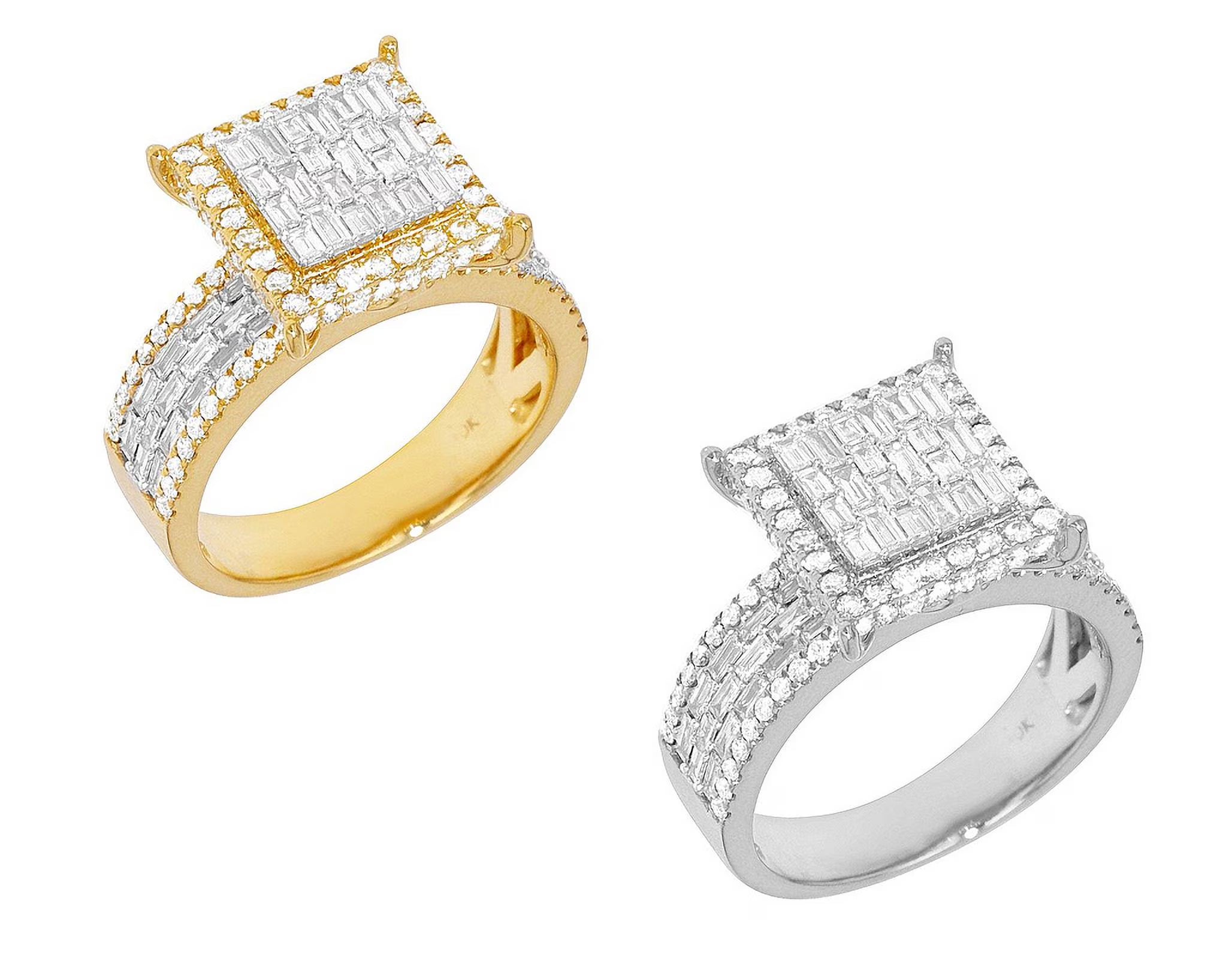1.3CT Baguette Diamond Ring 10k Gold Y37739