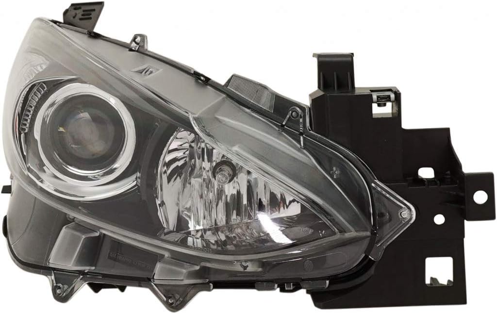 Headlight Assembly Halogen Driver Side for Mazda 3 2014-2016 S1068