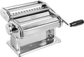 Stainless Steel Pasta Machine with Cutter and Hand Crank X285