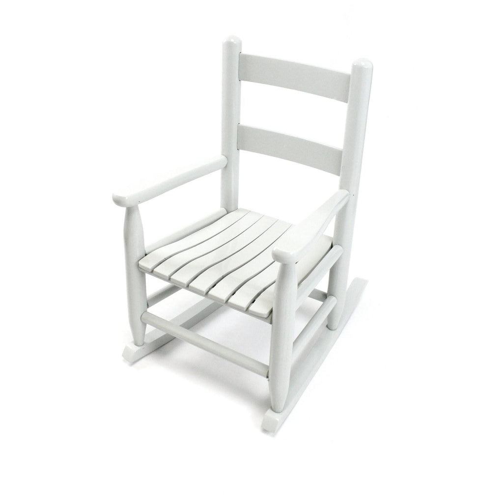 Antique White Wood Childs Rocking Chair P446076