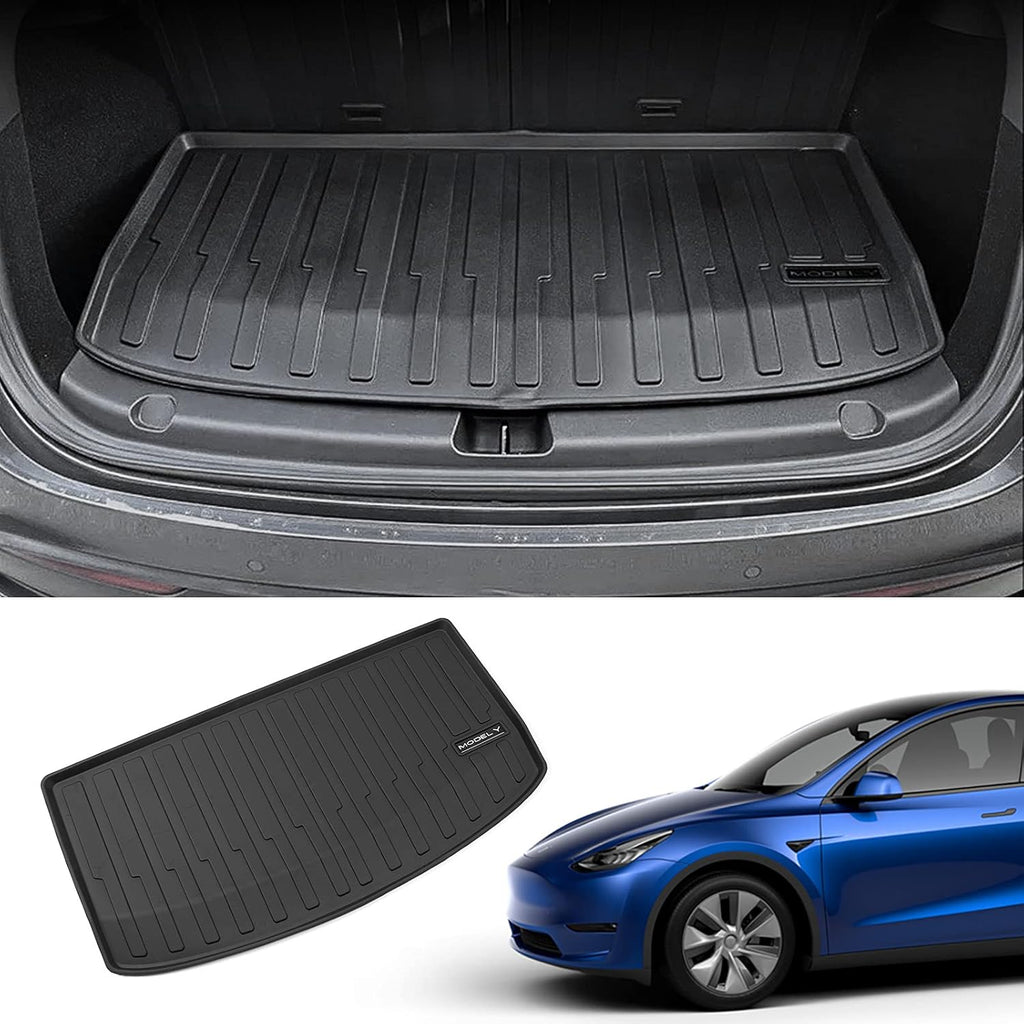 Tesla Model Y 2020 2021 2022 Trunk Mats Cargo Liners All Weather Three Trunk Mats Backrest Mats W633