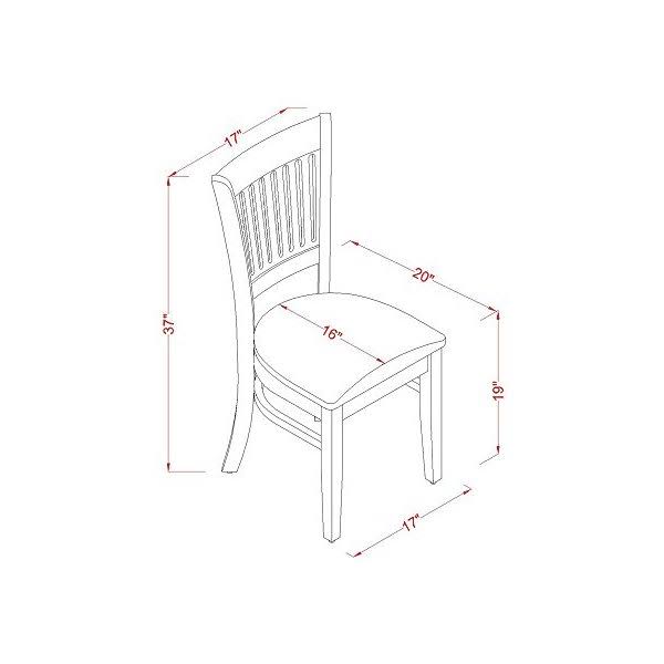 5 Piece Dining Set with 4 Chairs F605