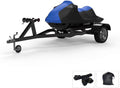 Blue / Black Jet Ski Cover with Trailer Straps and Storage Bag Y6140