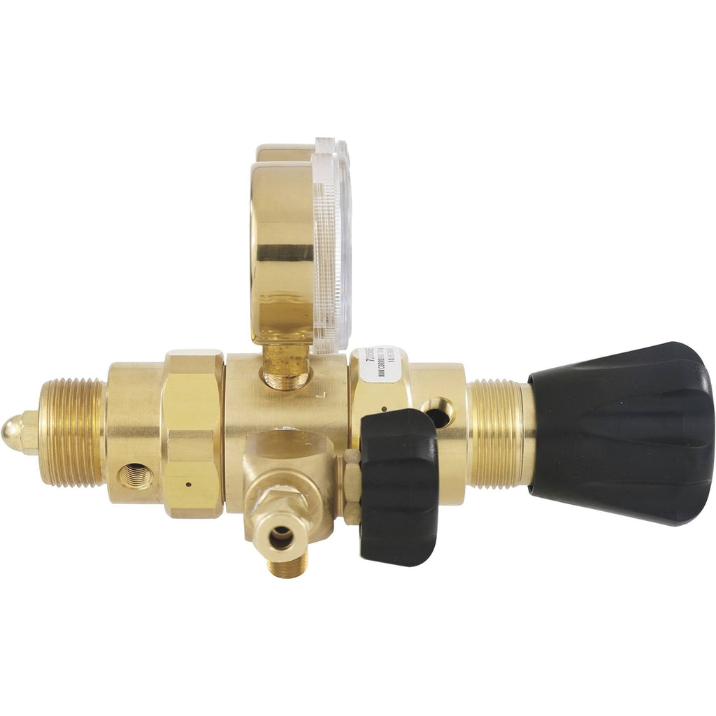 Brass 2-Stage Gas Lab Regulator, CGA 580, 0-50 PSI R207