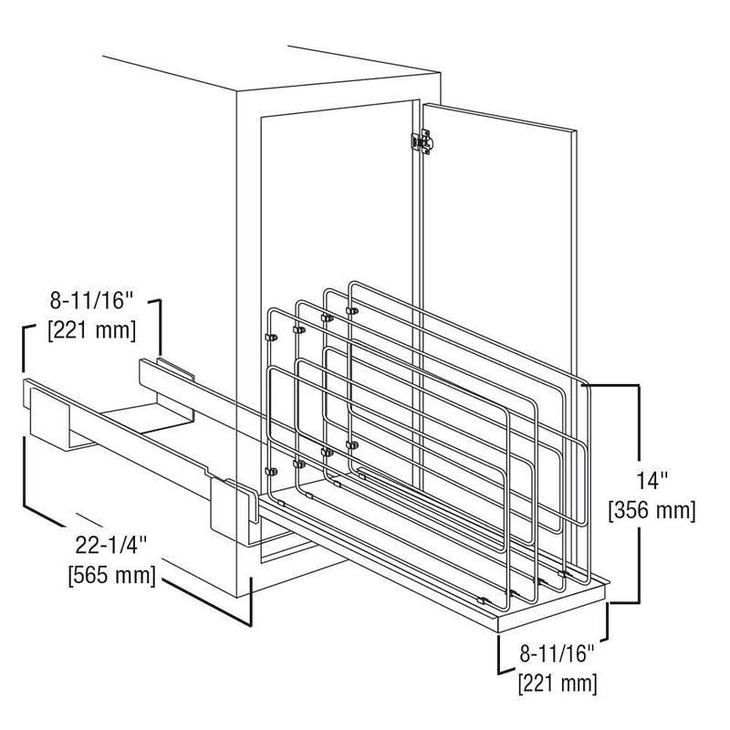 Roll Out Tray Cabinet Organizer O630913