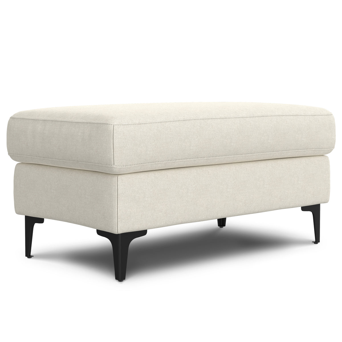 Ava Ottoman in Tightly Woven Performance Fabric F5577