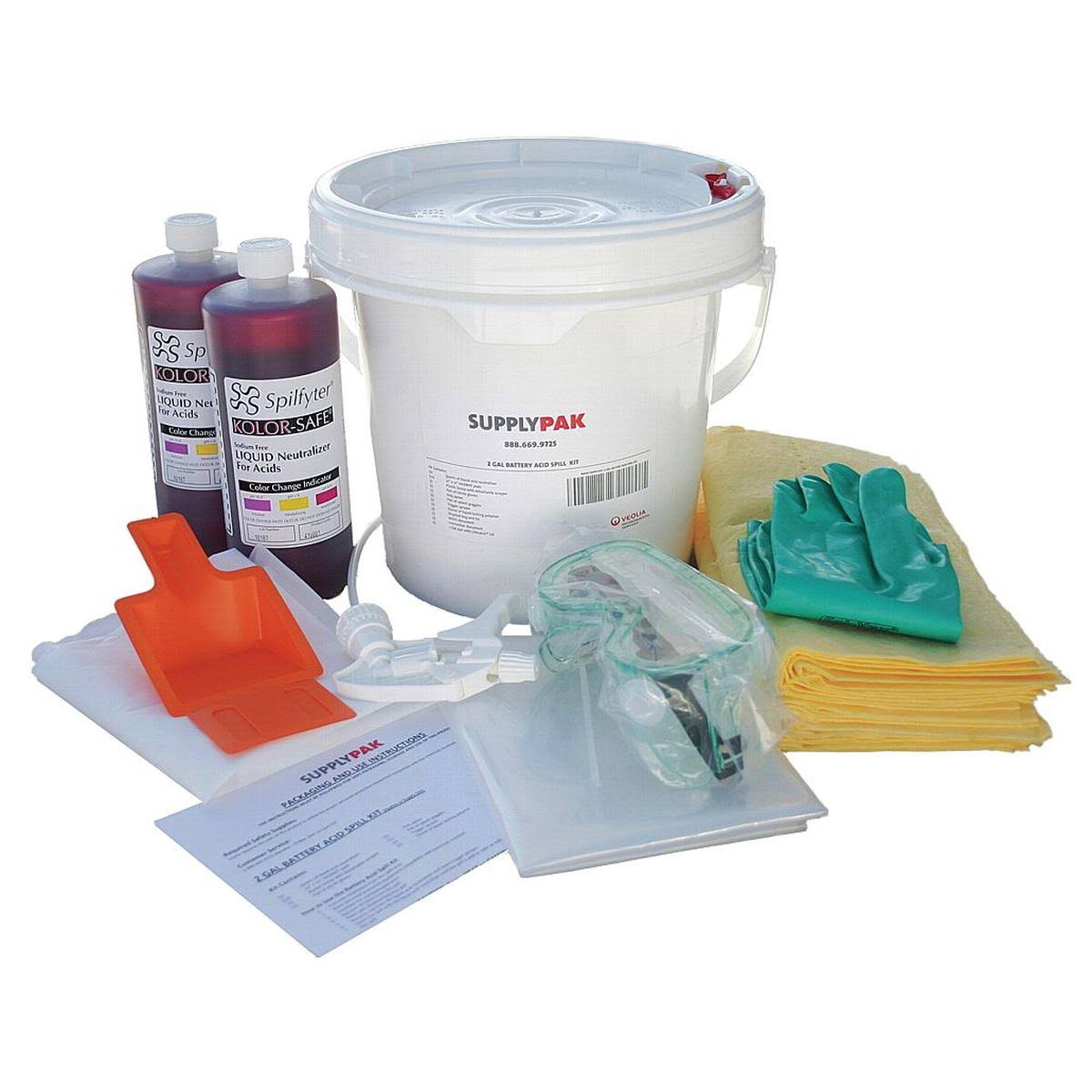 Battery Acid Spill Kit, 2 gal. Y495