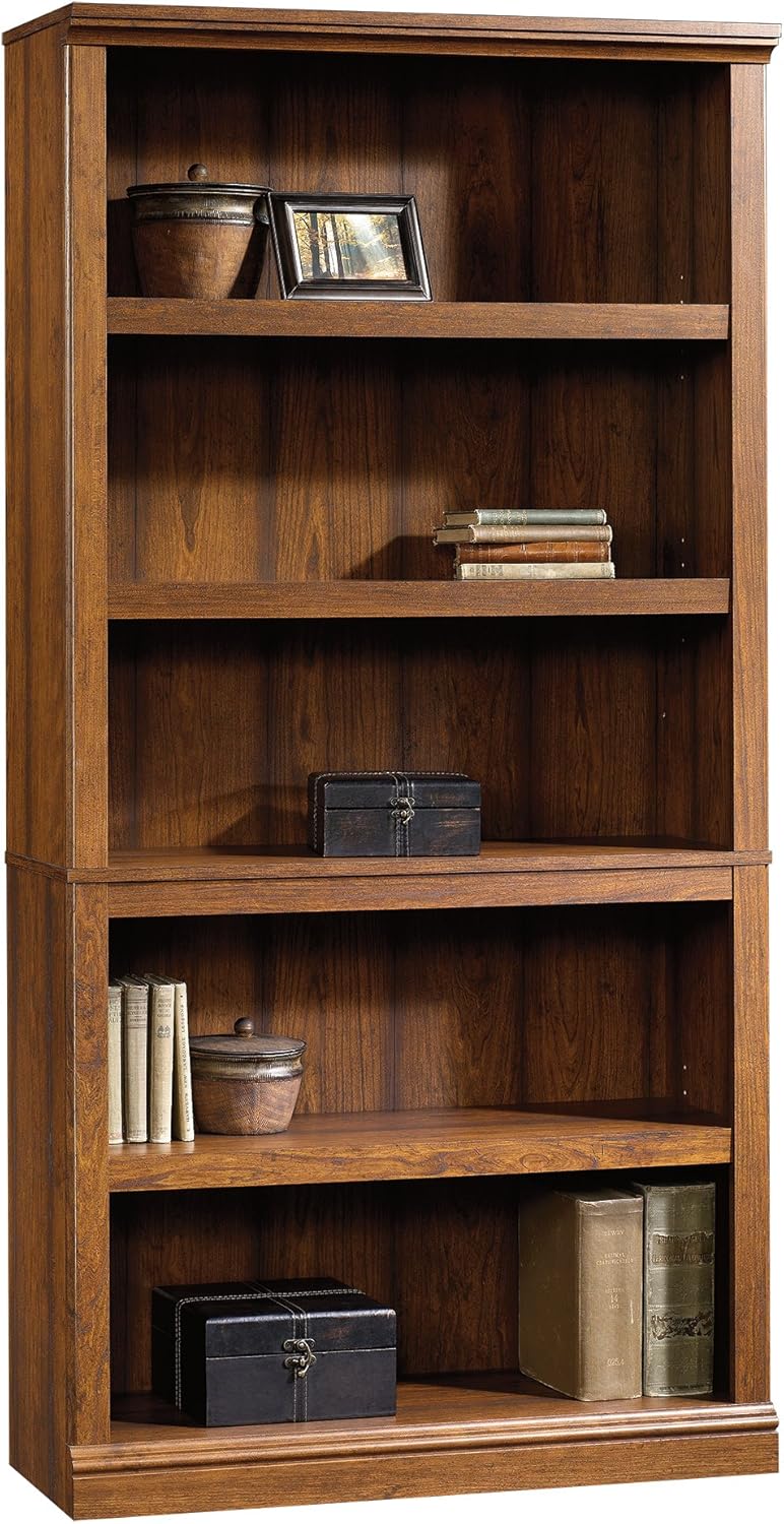 5-Shelf Bookcase, Select Cherry finish A67612
