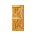 Solid Knotty Pine Wood Interior Sliding Barn Door Slab Q6413