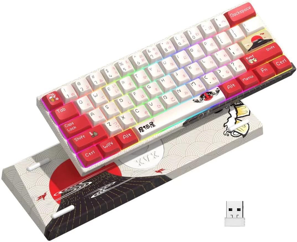 60% Wireless Mechanical Keyboard with RGB Backlit E172
