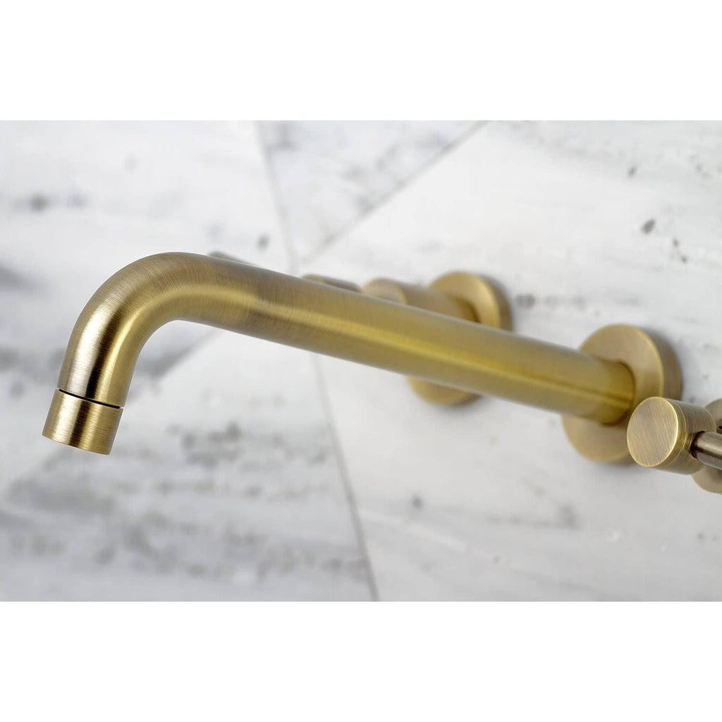 Oil Rubbed Bronze Wall Mount Roman Tub Faucet P65878