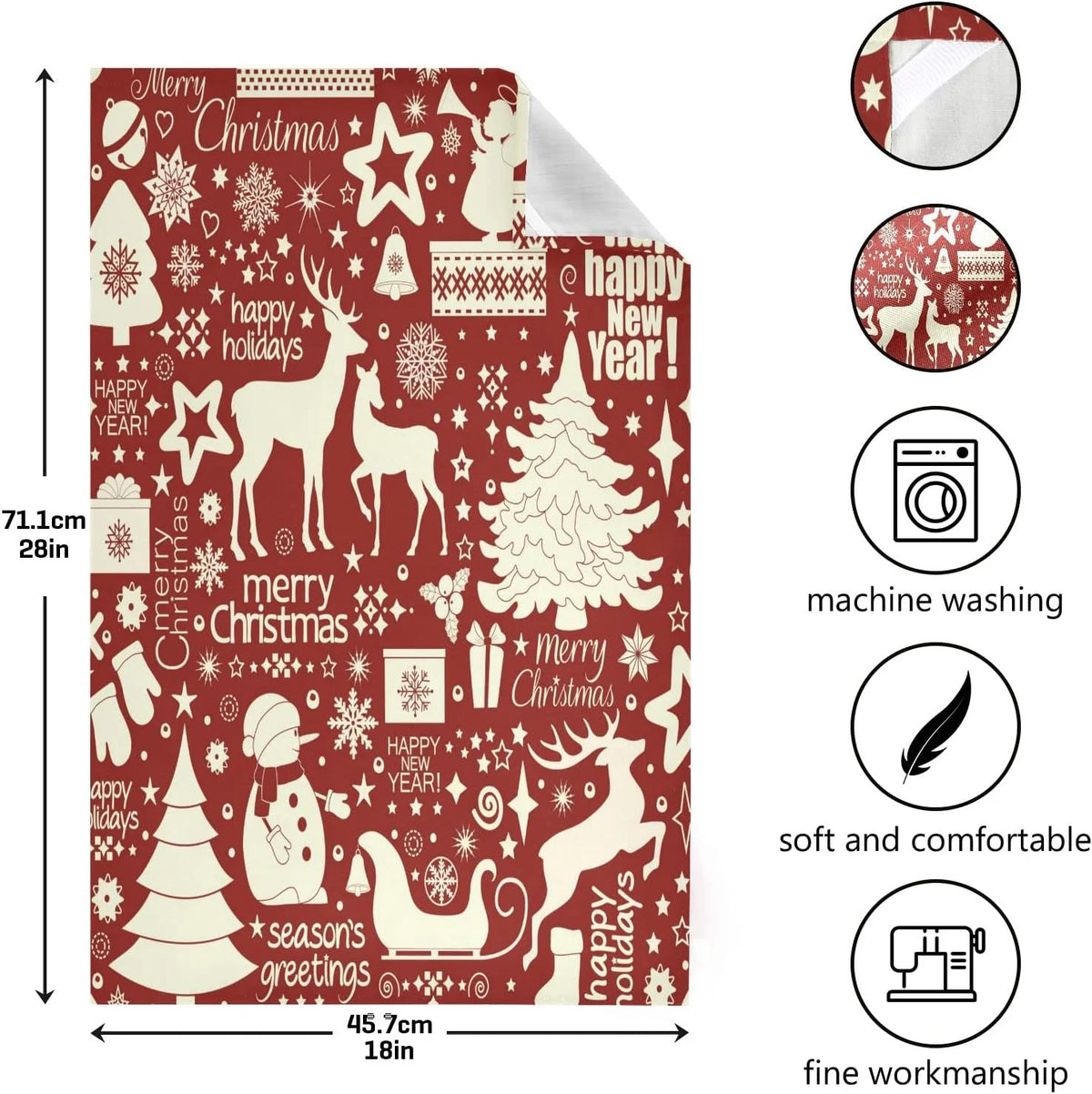 6Pcs Kitchen Dish Towel Set I1150