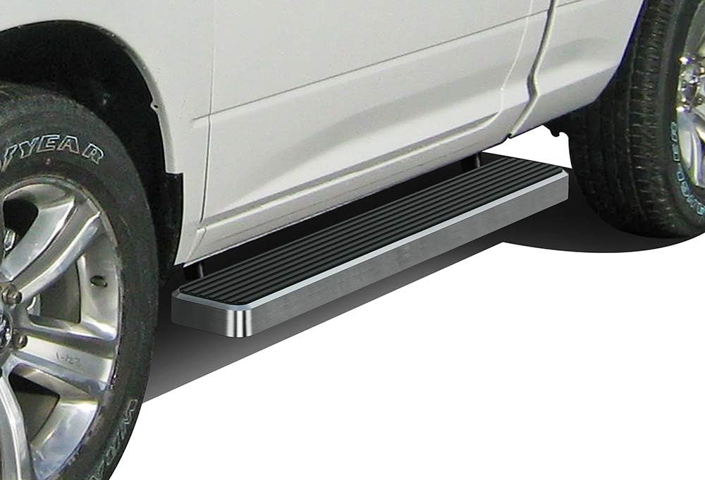 Silver 6 inches Running Boards Nerf Bars Side Steps Step Rails J7399