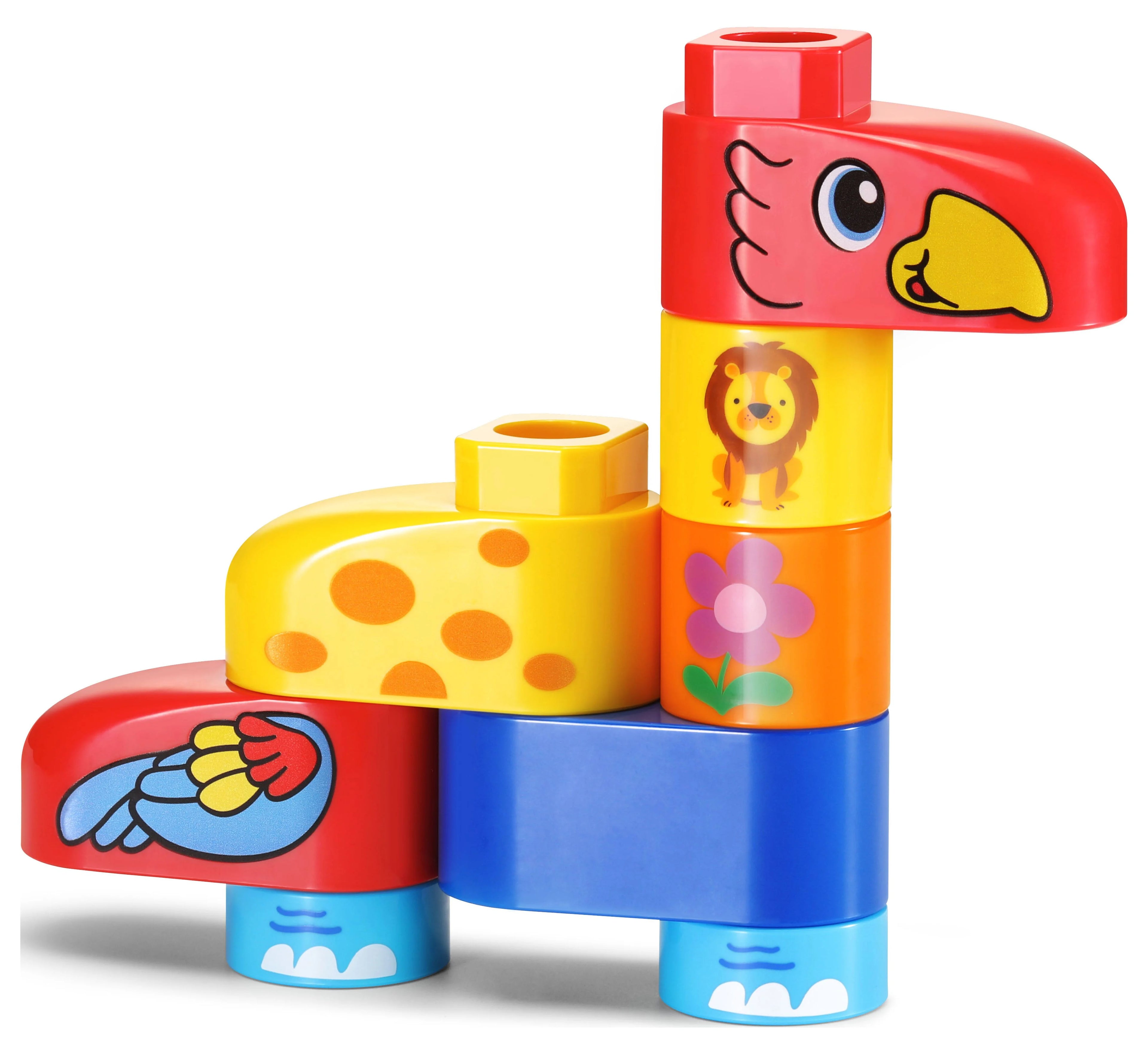 Safari Animals Learning Blocks Toy A398430
