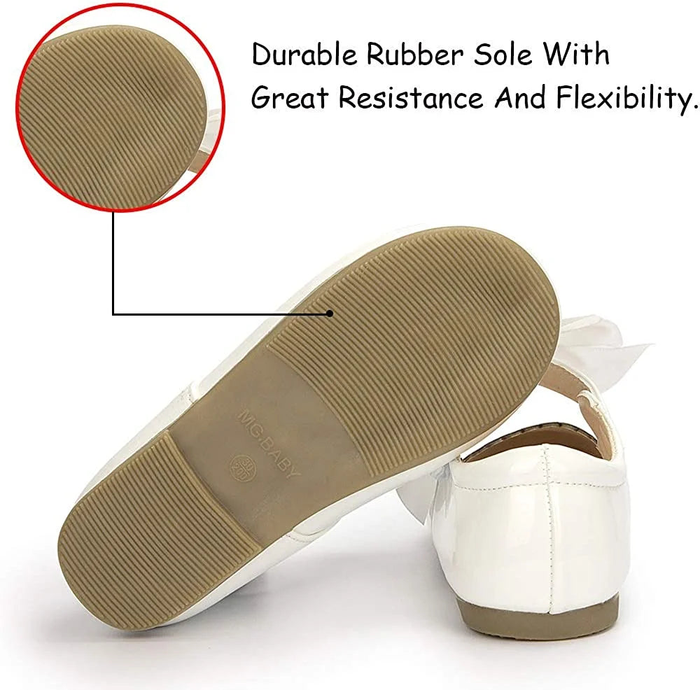 Toddler Girls Mary Jane Bowknot Soft Sole Princess Shoes K468038