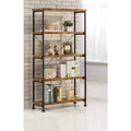 Antique Wood Metal Bookcase N903