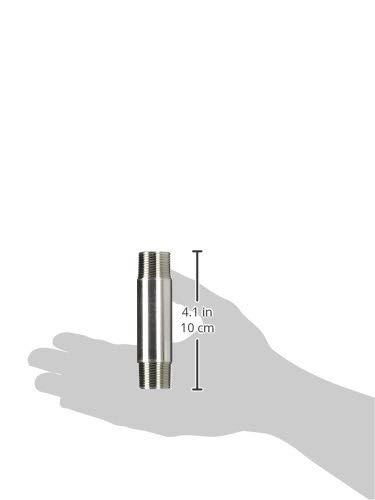 3/4x22 Brass Vertical Drop Ceiling Nipple - Satin Nickel O24799