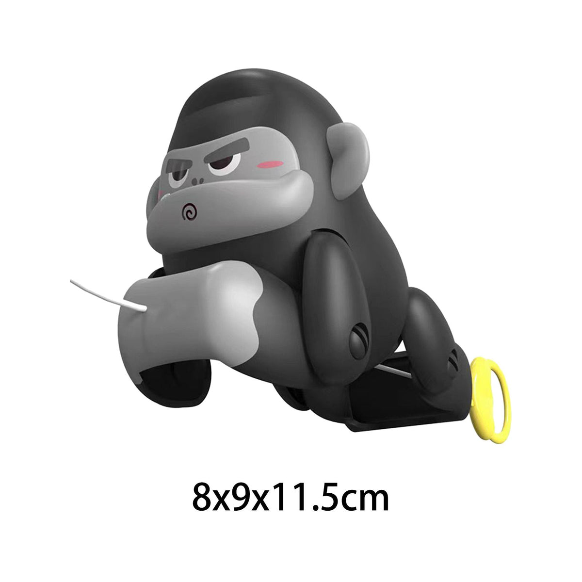 Black and Gray Pull Along Gorilla Toy K8160