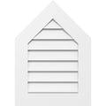 Peaked Top Surface Mount PVC Gable Vent D9891
