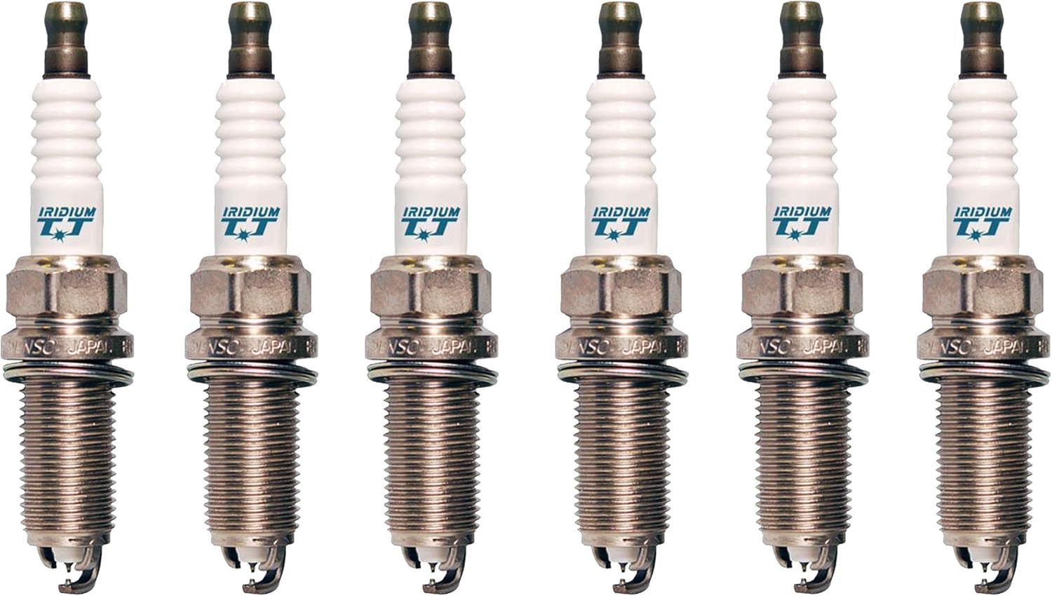Set of 6 Iridium TT Spark Plugs Gap 0.040 V336558