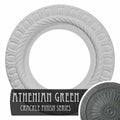 Hand-Painted Athenian Green Crackle Ceiling Medallion K8286