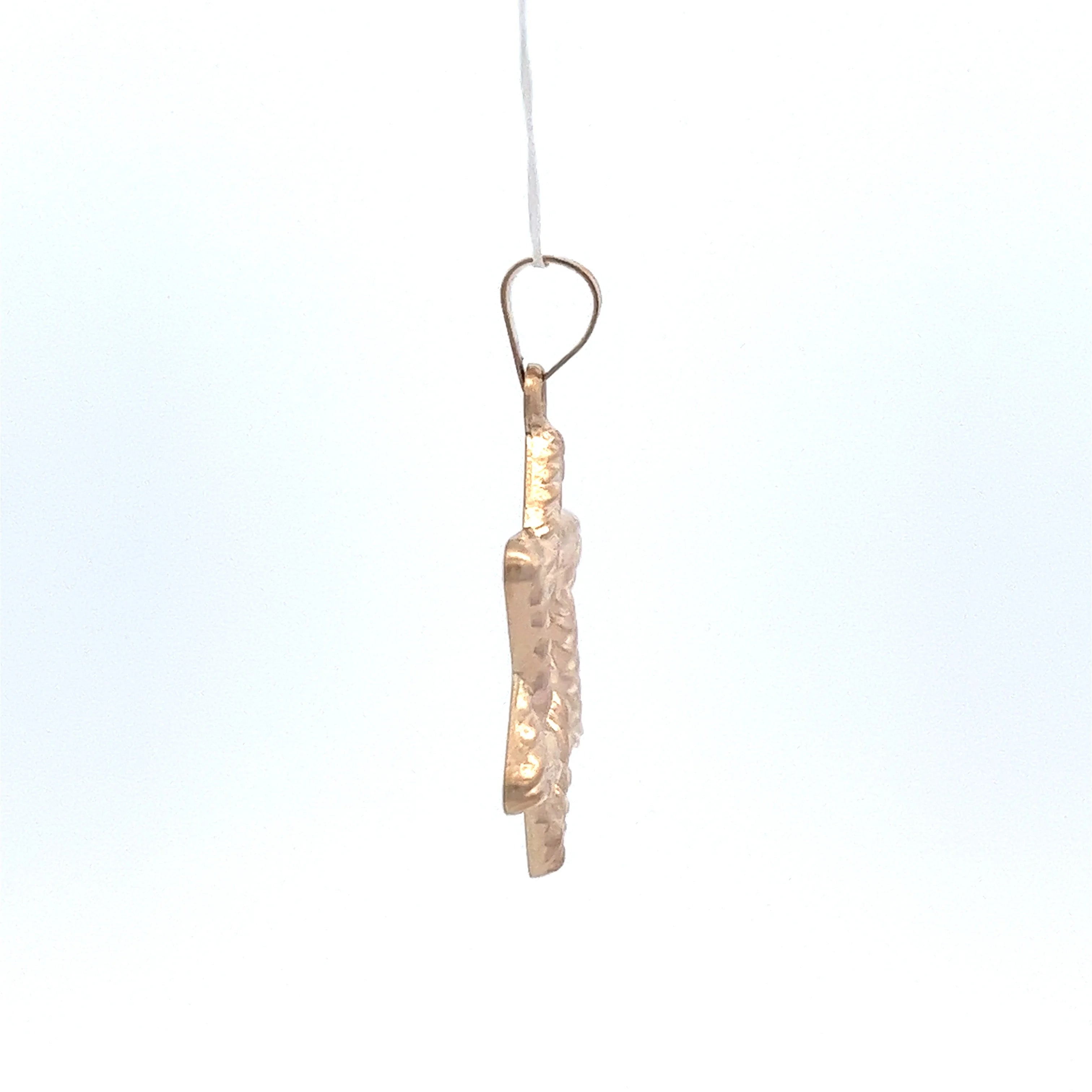 14 KT Yellow Gold Braided Star Of David Pendant X76477