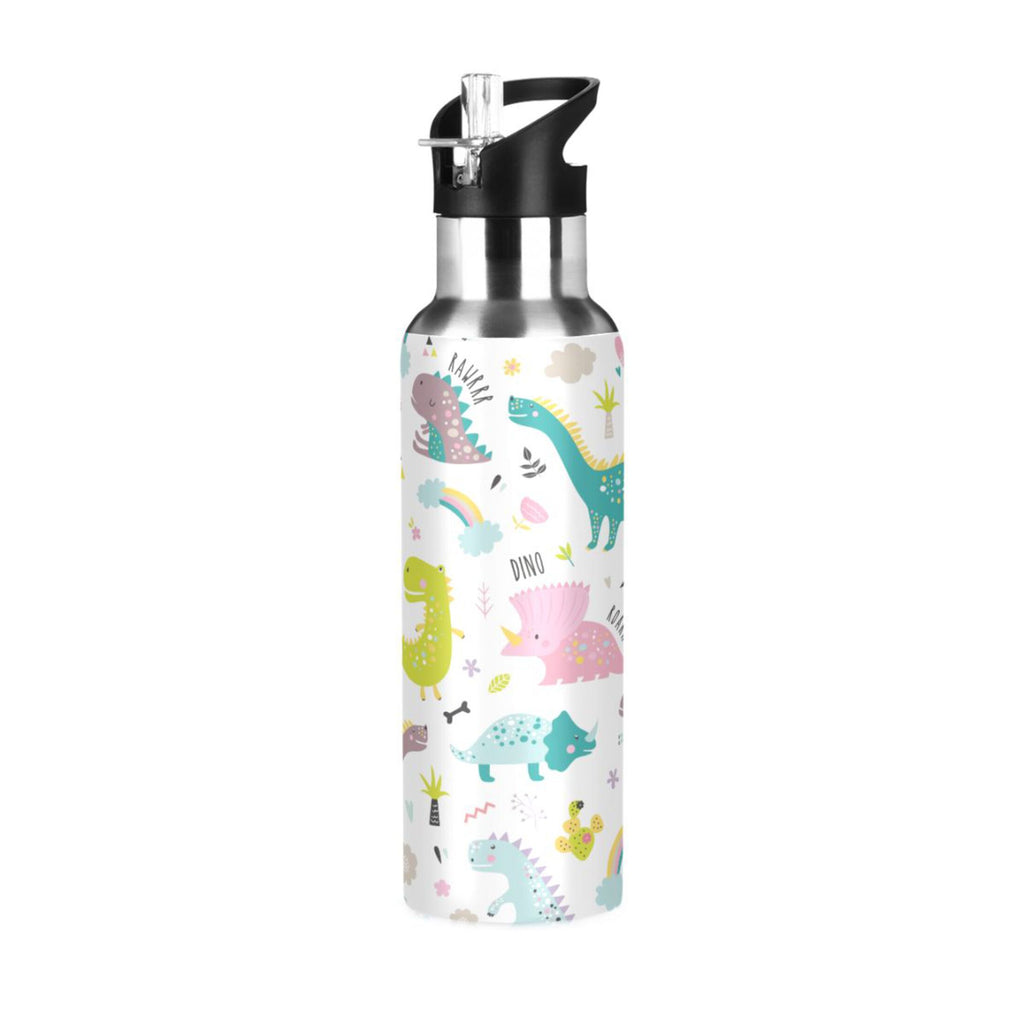 Stainless Steel Insulated Water Bottle with Straw Lid J9731