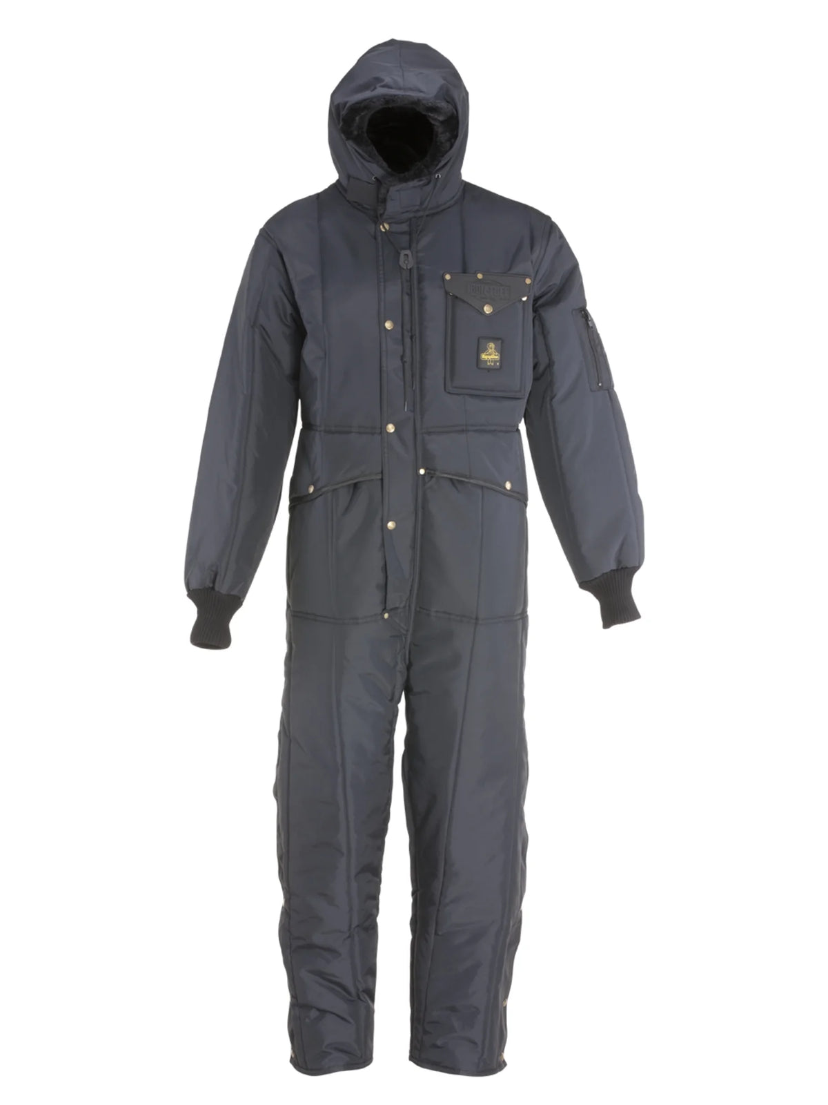 Navy Insulated Coveralls with Hood D5957