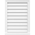 PVC Gable Vent with Brickmould A27710