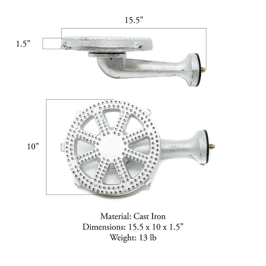 Cast-Iron Propane Burner Head X226133