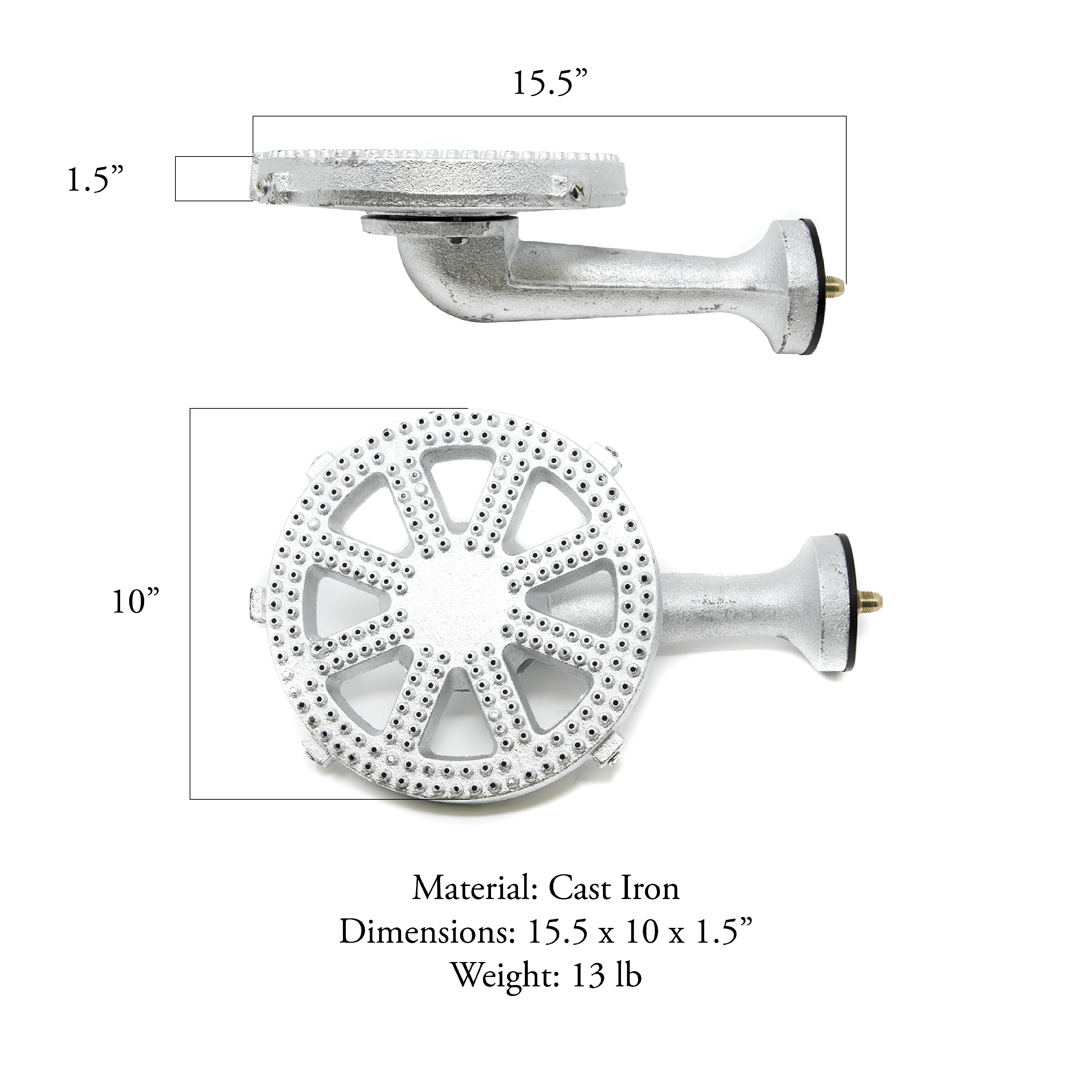 Cast-Iron Propane Burner Head X226133