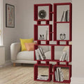 Burgundy Cube Bookcase V192