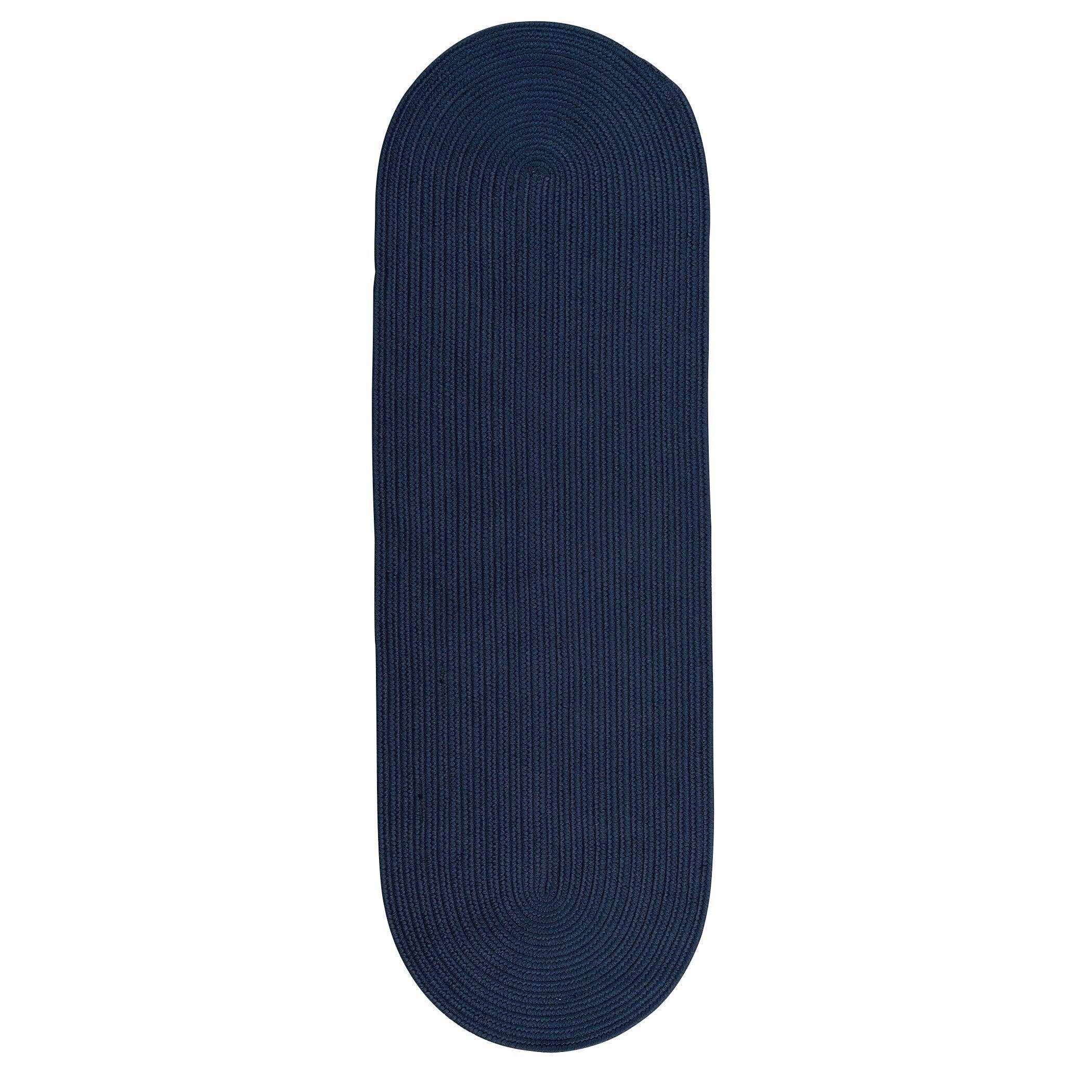 Nautical Blue Oval Reversible Runner X86086