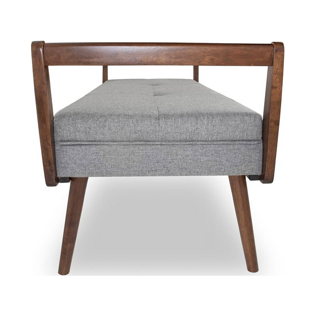 2 Piece Poppy Bench Set in Gray and Brown E3982