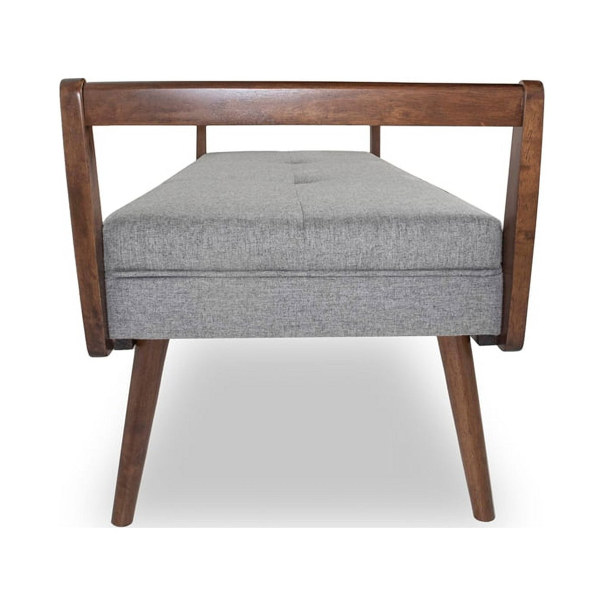 2 Piece Poppy Bench Set in Gray and Brown E3982