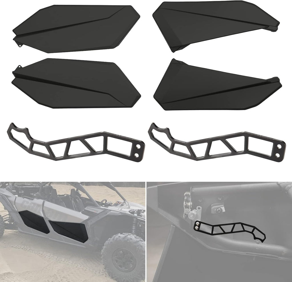 Lower Door Panels Inserts with Metal Frame Door Latches M222397