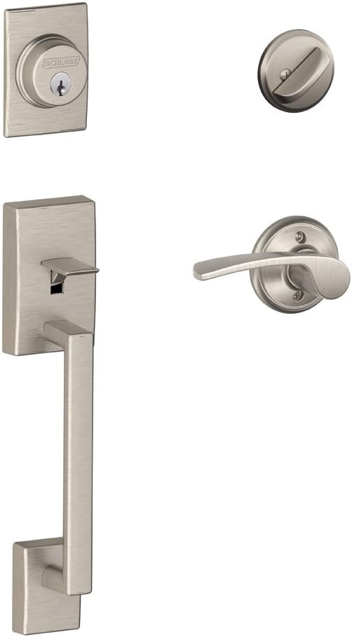 Matte Black Front Entry Handleset with Deadbolt L77894