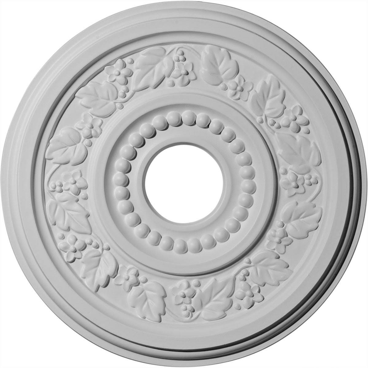 Ceiling Medallion, Hand-Painted Stone Hearth T5441