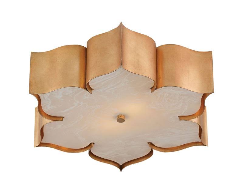 Silver Flush Mount O3538