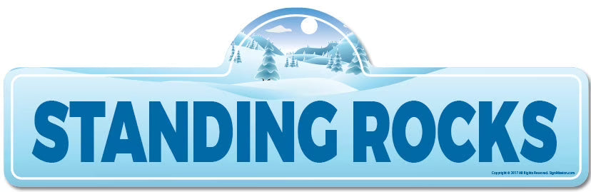 Standing Rocks Street Sign R2258