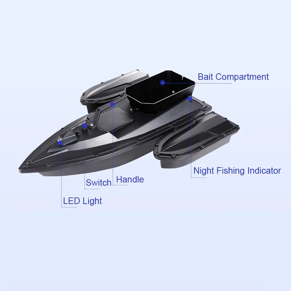 500m Remote Control Fishing Bait Boat with Fish Finder Z63280