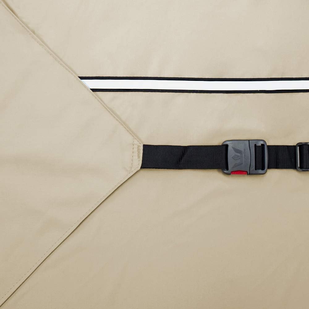 Tan Gray Waterproof Heavy Duty RV Cover O901524