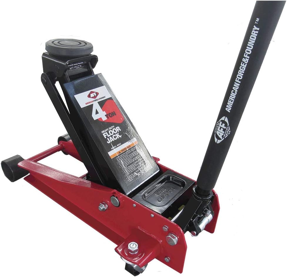 4 Ton Hydraulic Floor Jack with Safety Bypass and Swivel Casters W194244