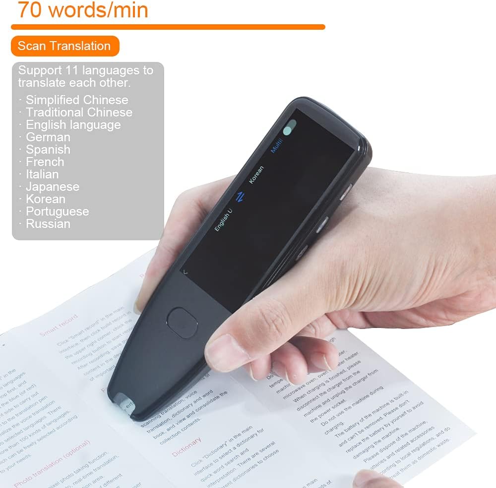 Scanning Translator Pen for 116 Languages Q62088