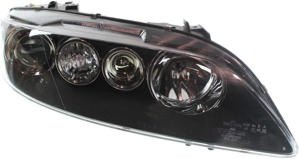 Black Housing Headlight Pair for Mazda 6 2006 2007 2008 S505615