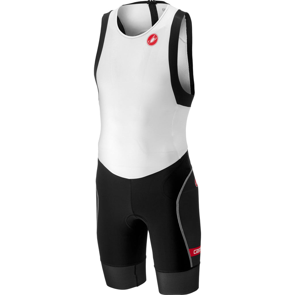 White / Black Tri Suit B1616
