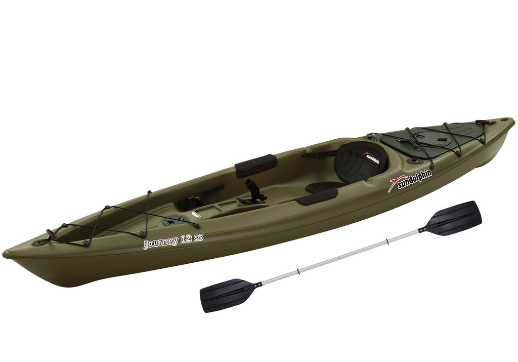 Olive Sit-on Fishing Kayak with Paddle F209305