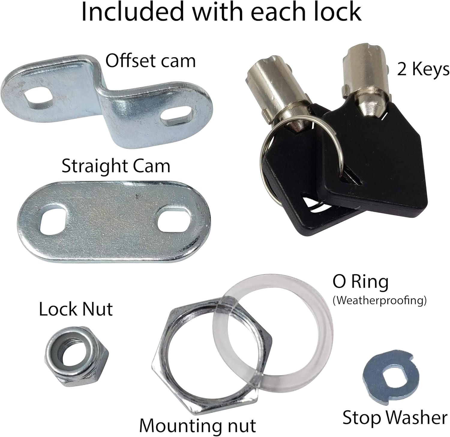 7/8 Inch RV Compartment Cabinet Locks D794847