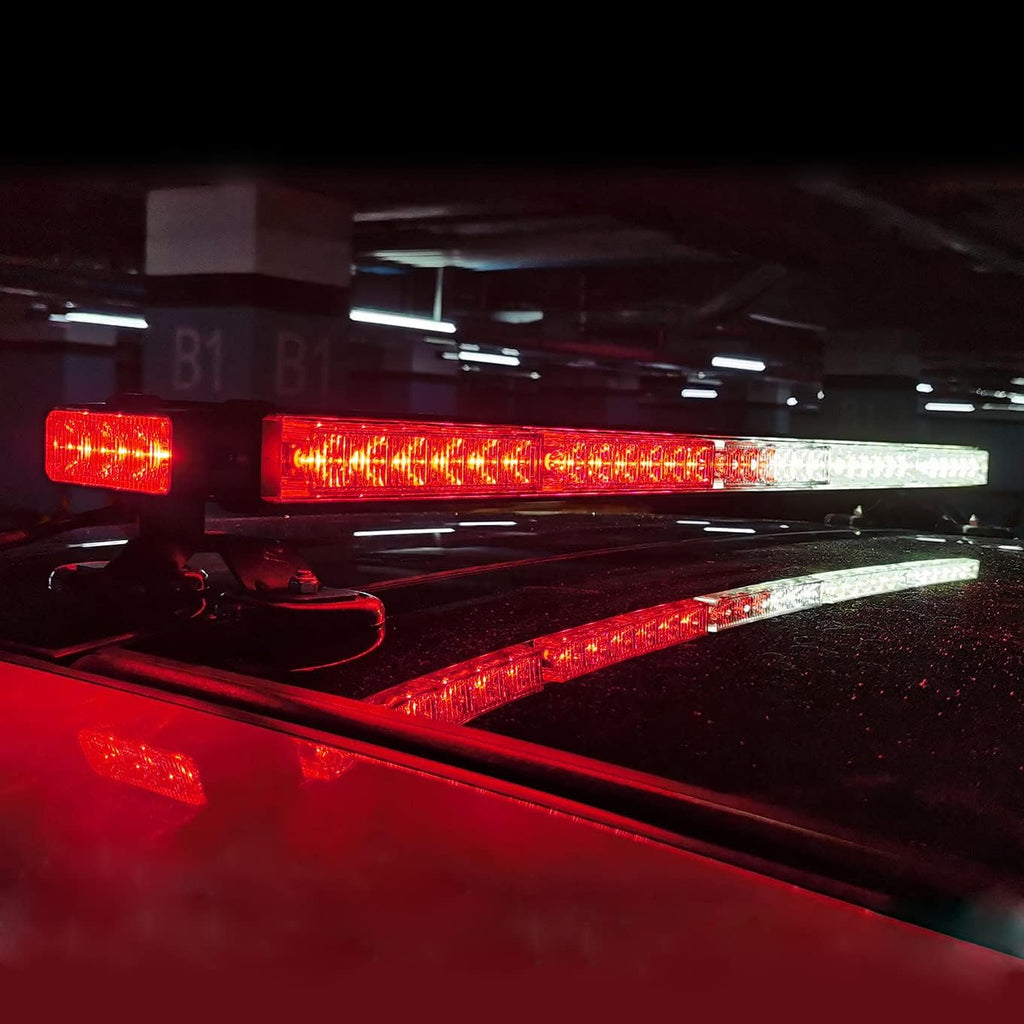 Amber 78 Led Strobe Light Bar with Magnetic for Car Truck Roof Q840066