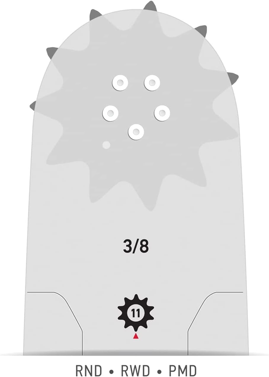 24/25inch Laminated Chainsaw Guide Bar Saw Chain Combo 3/8 Pitch 0.063 Gauge 84DL Pack of 2 E45652